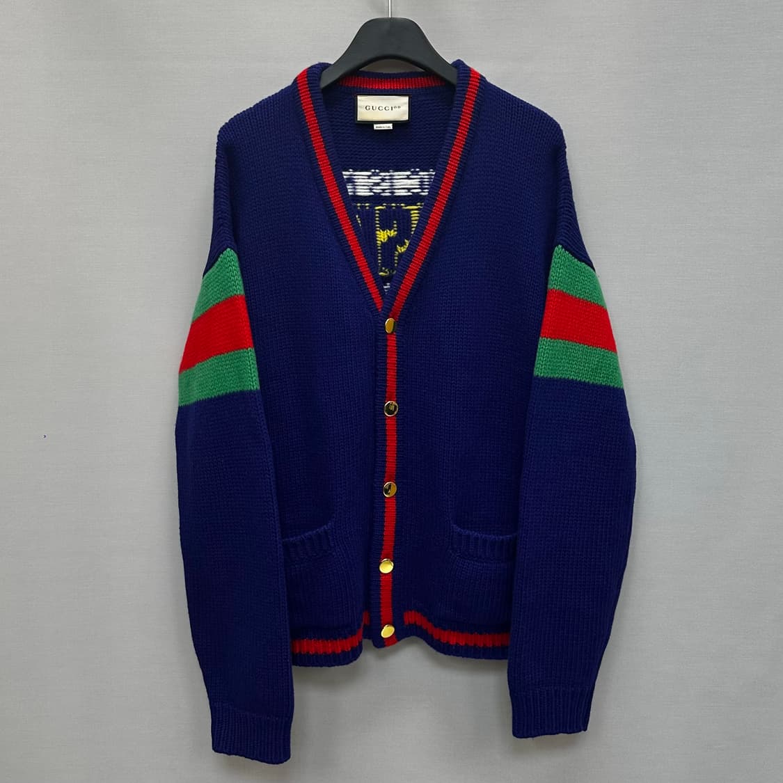 구찌 100주년 로고 웹 가디건 ( 105~110 ) 상품이미지4