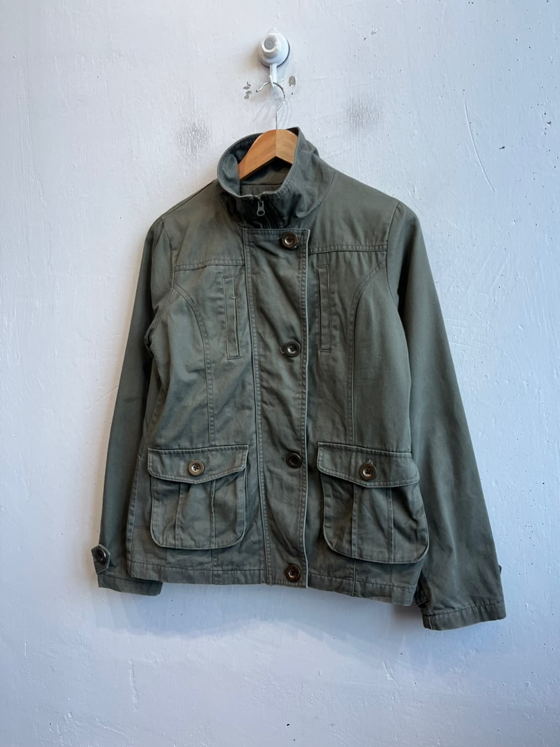 Lee Prest JPN 밀리터리 자켓 카키 우먼즈 상품이미지1