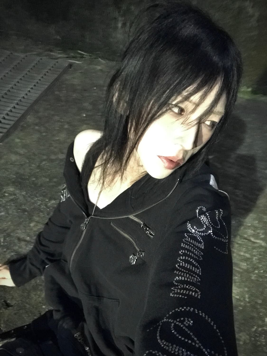 (Banana seven)y2k printing zip up hoody 상품이미지2