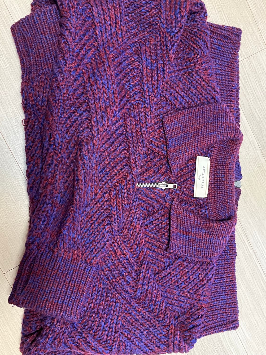 AFTER PRAY 니트 가디건자켓  상품이미지1