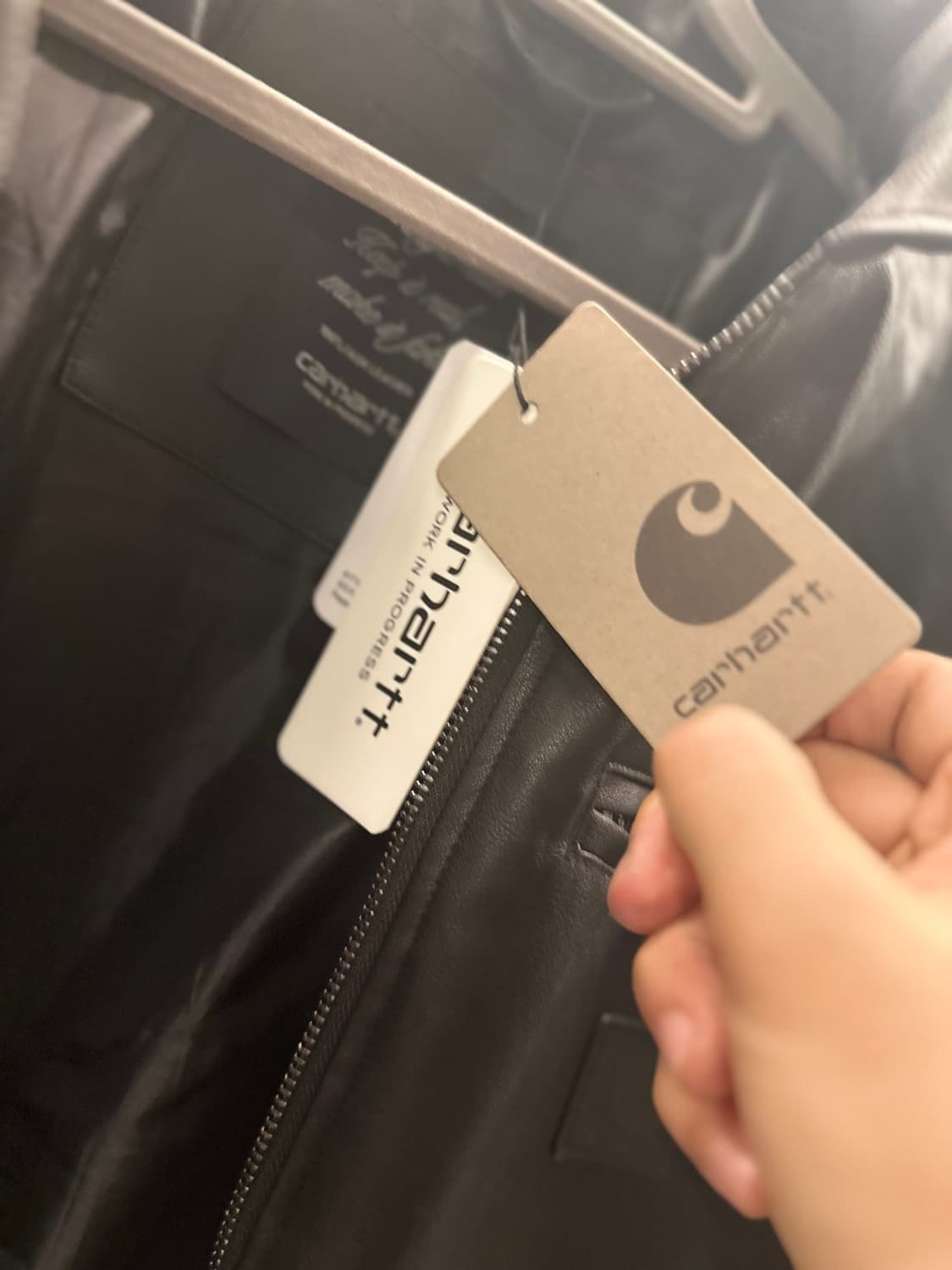 칼하트 윕 디트로이트 레더 자켓 상품이미지2