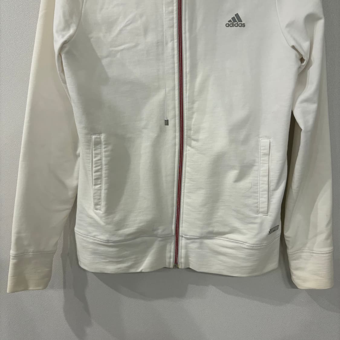 아디다스 화이트 후드집업 여성용 상품이미지3