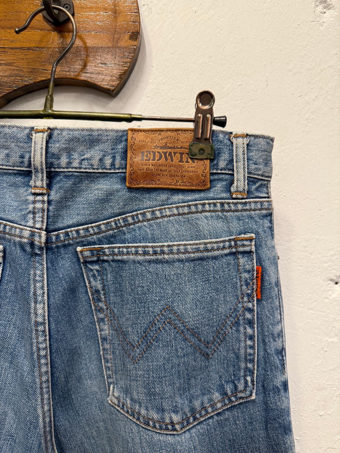 (30inch) EDWIN 에드윈 Light Blue Washed Den 상품이미지3