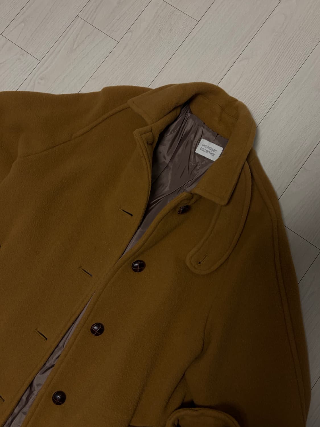 아이데 언라벨드콜렉션 캐롤코트 브라운 상품이미지3