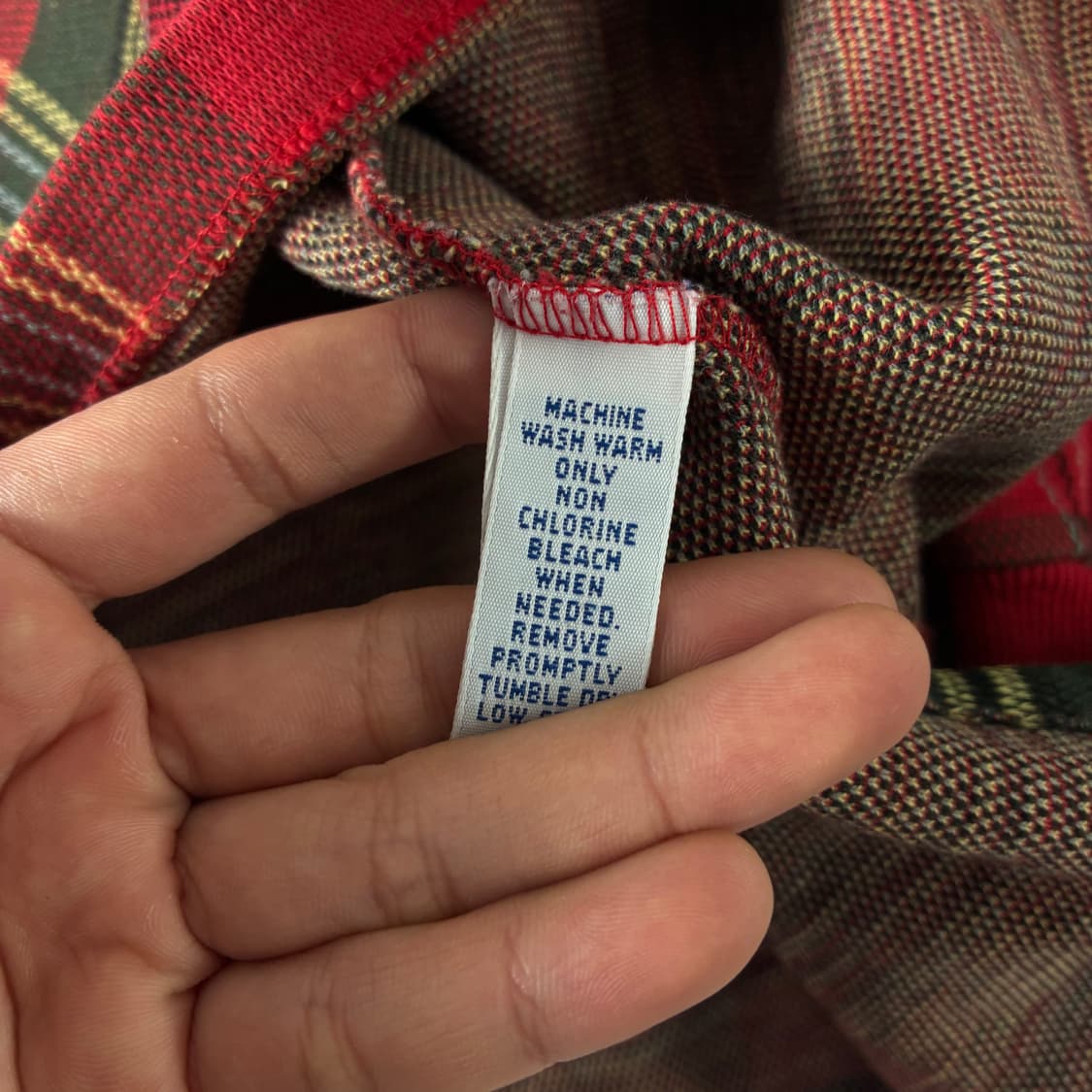 Polo  폴로 랄프로렌 자수 카라 타탄체크 롱슬리브  상품이미지5