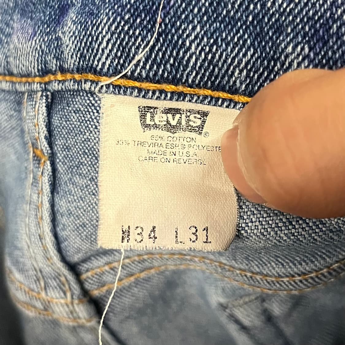 90s USA 리바이스517 데님 부츠컷 (32“) 상품이미지5