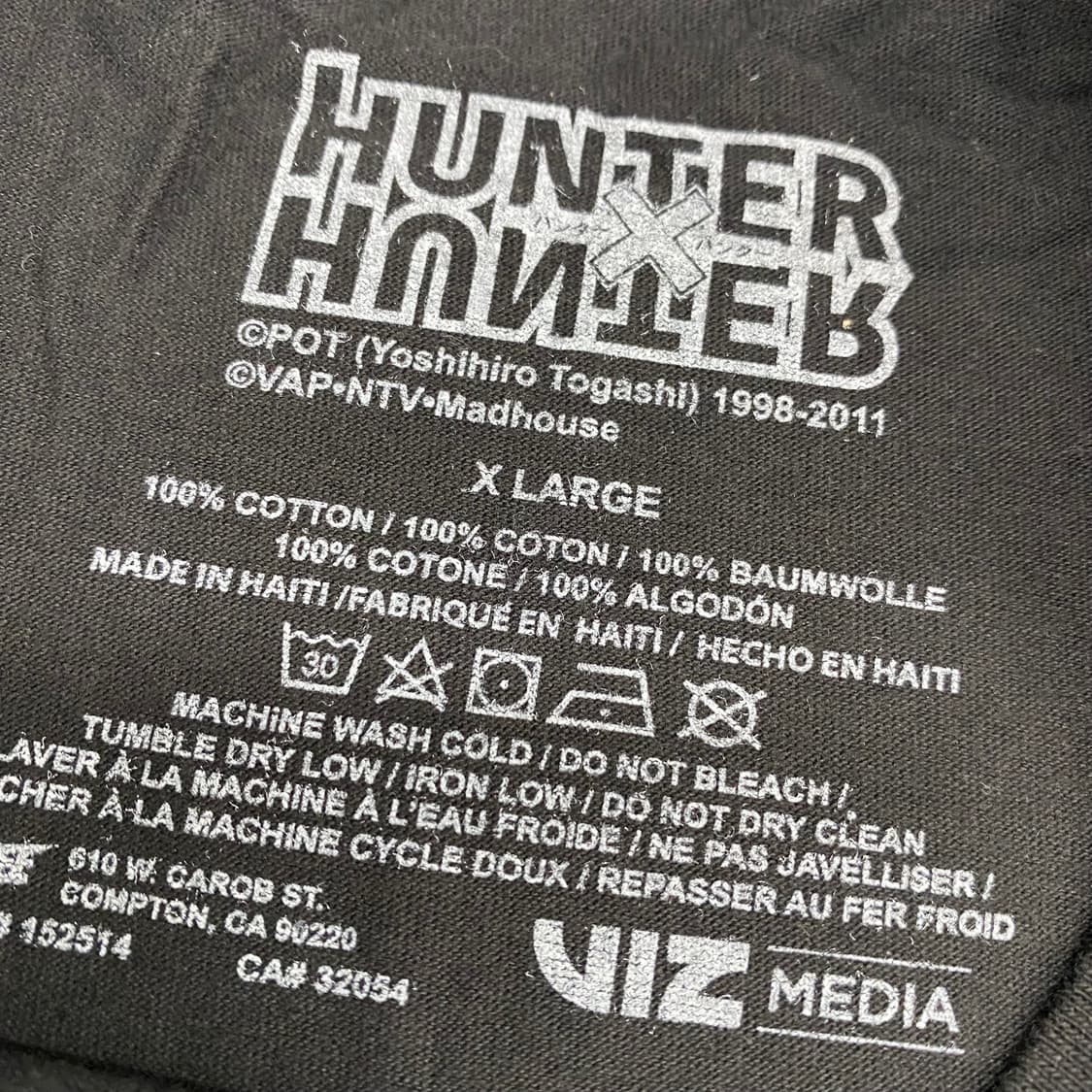 헌터x헌터 오피셜 애니메이션 티셔츠 상품이미지3