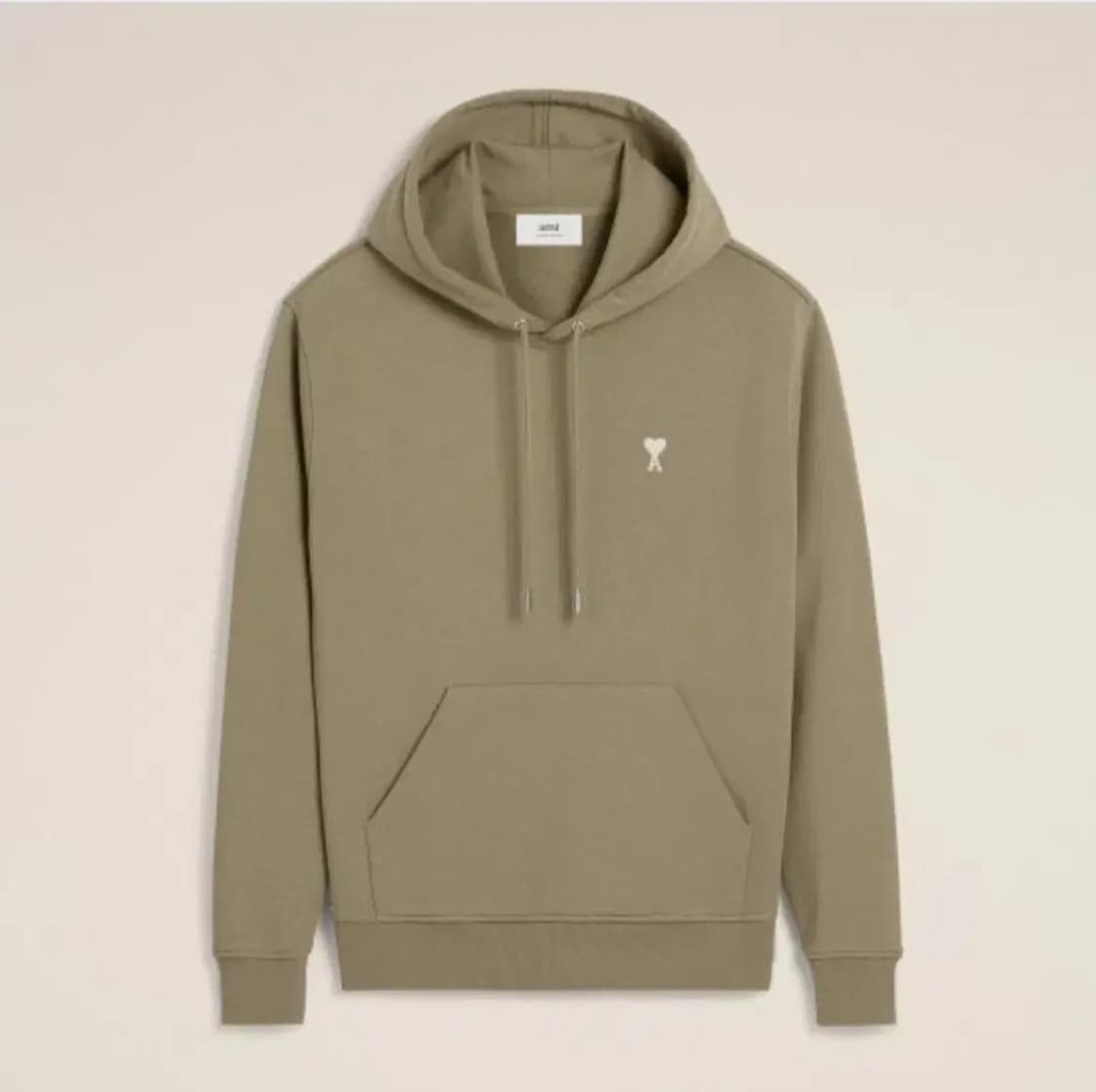 아미 스몰하트 화이트로고 후드티 3컬러 상품이미지3