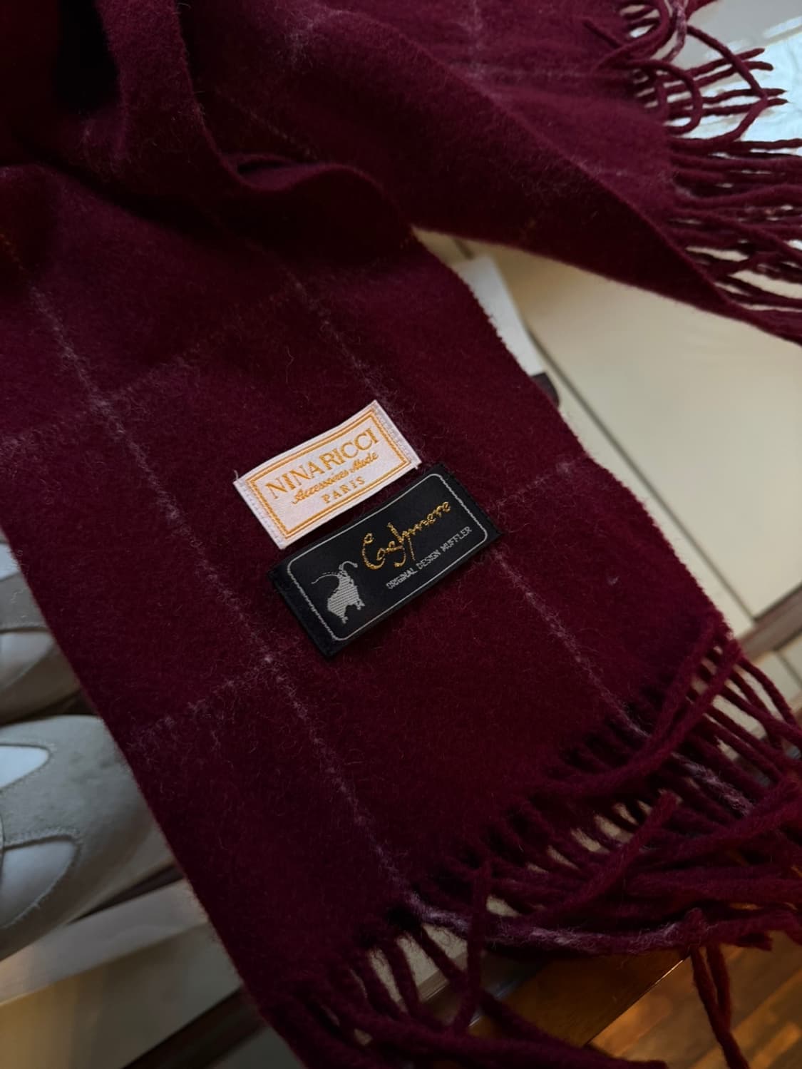 니나리찌 캐시미어 머플러 상품이미지6