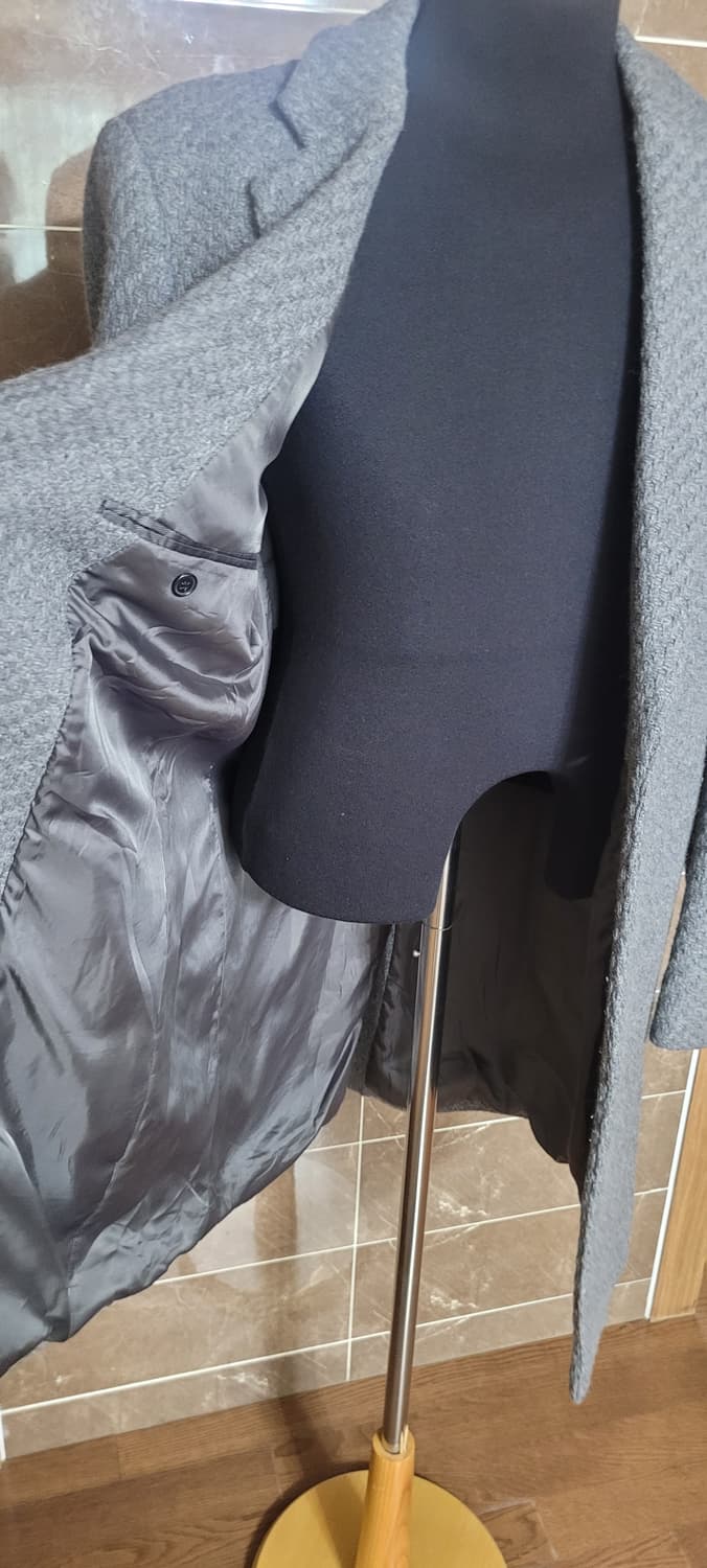 (남성100사이즈) 지오지아 헤링본 코트 상품이미지8