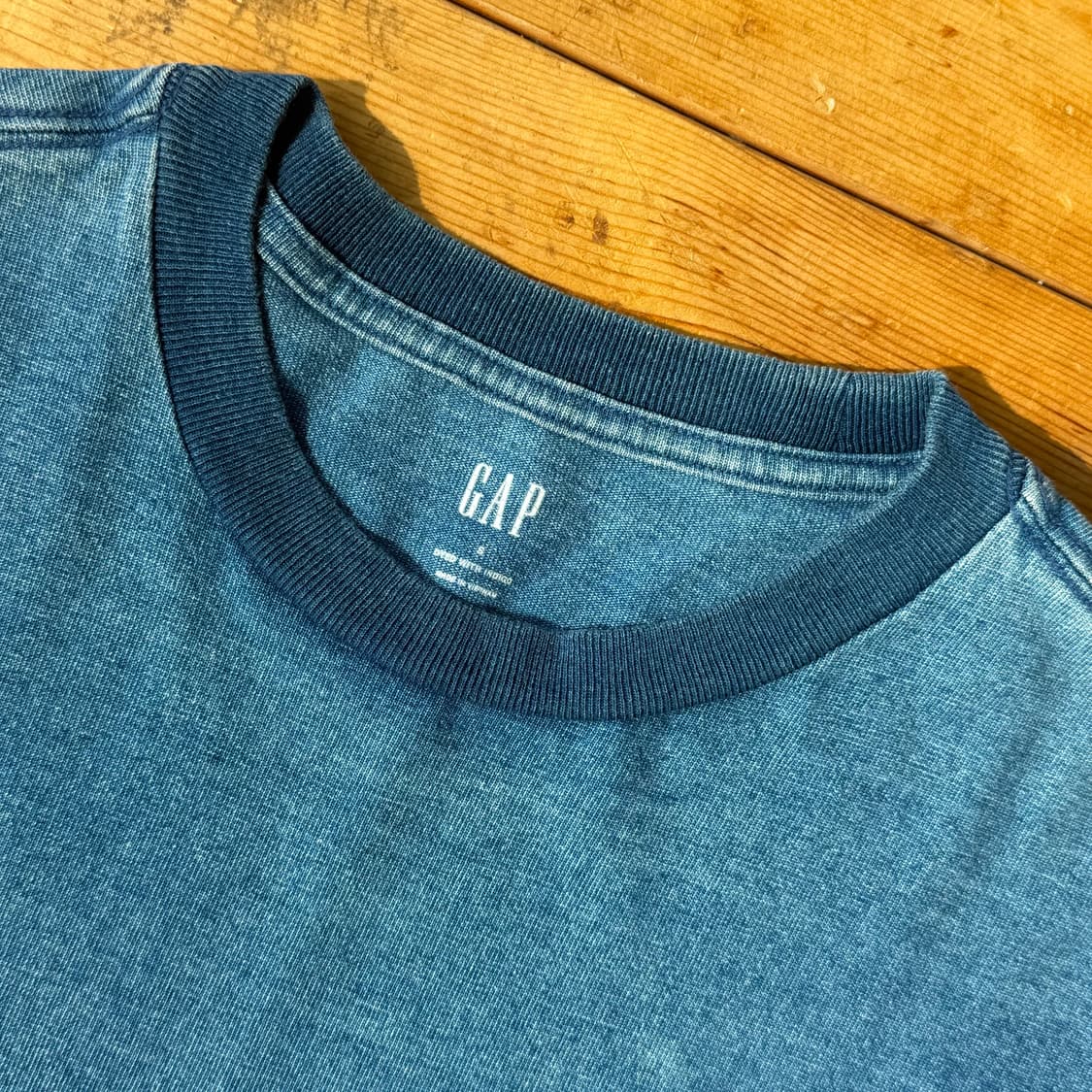 갭 인디고 염색 포켓티 상품이미지3