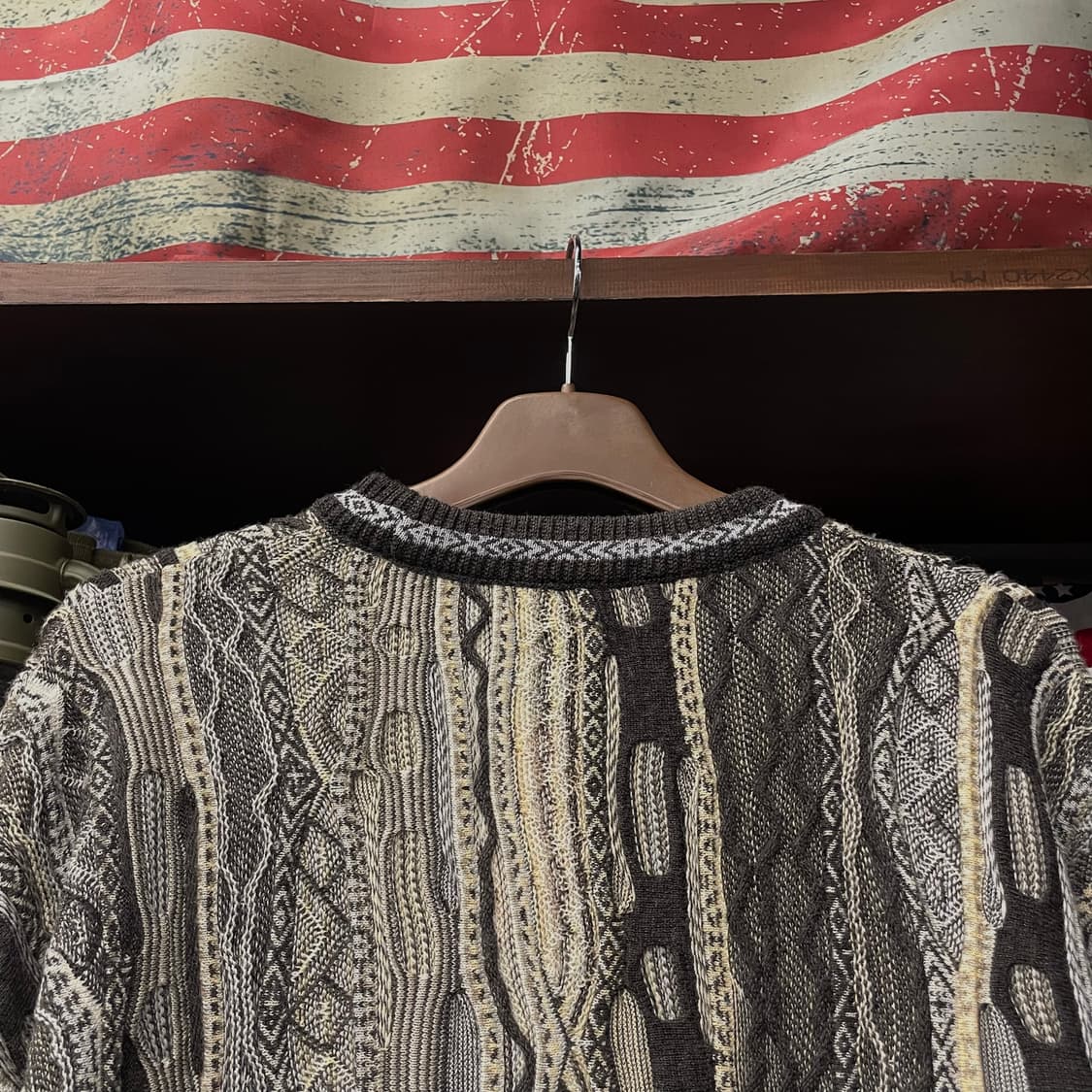 쿠지 COOGI 오리지널 3D 케이블 빈티지 힙합 니트 스웨터 N398 상품이미지4