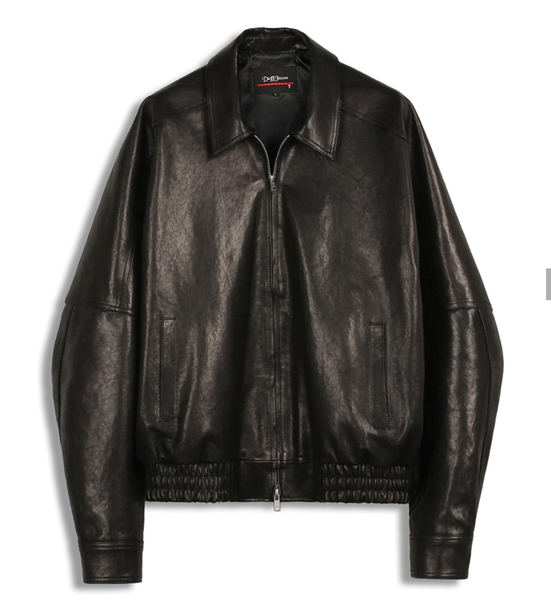 도프제이슨 프리미엄 오버핏 램스킨 베지터블 봄버자켓 L사이즈 상품이미지1