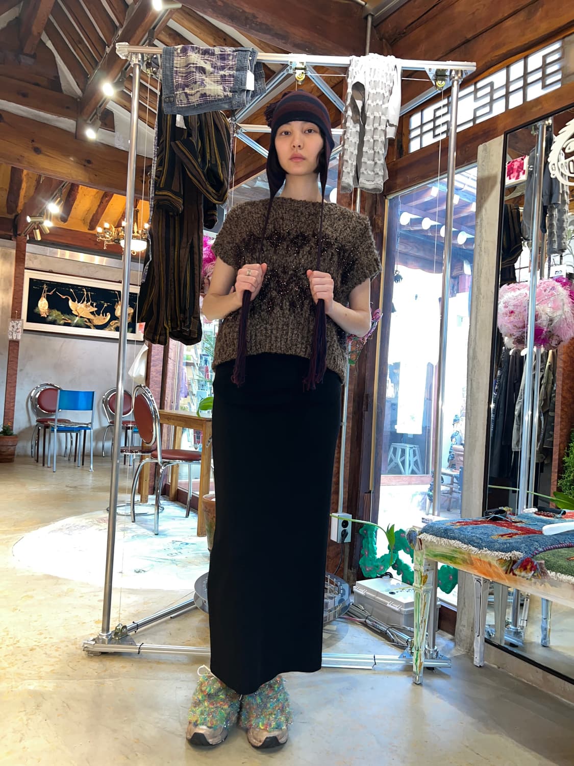 Vivienne Westwood 비비안 플랩워치 태슬니트비니 상품이미지7