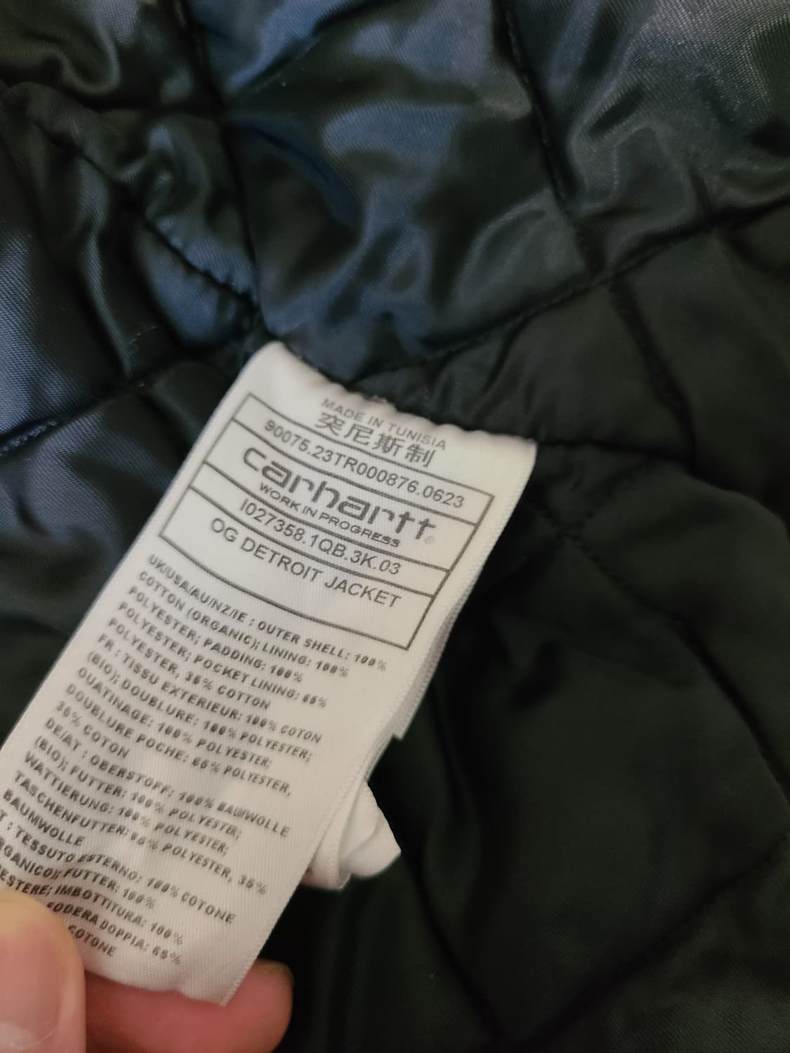 [S] 칼하트 윕 OG 디트로이트 재킷 딥해밀턴브라운 판매 상품이미지5