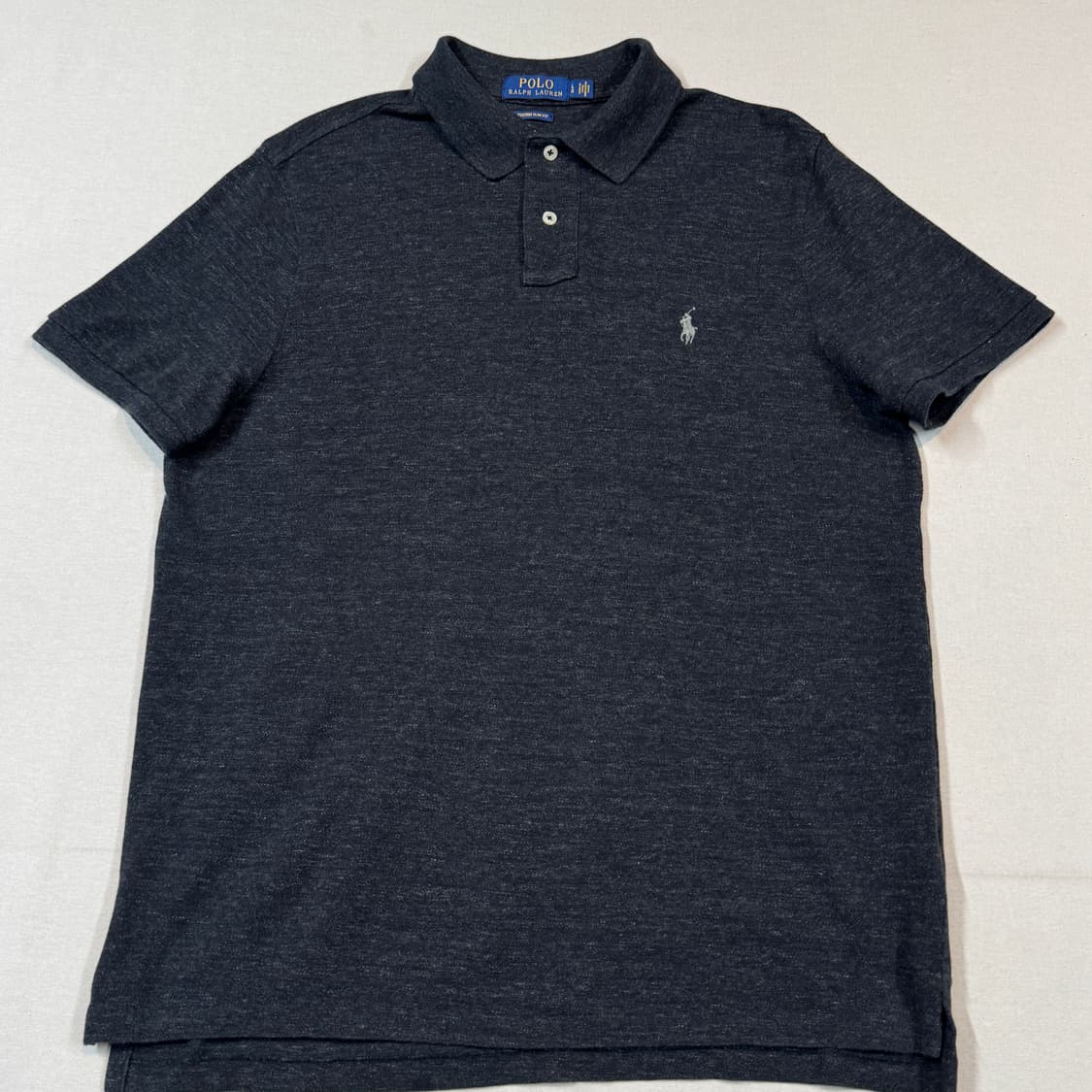 L) 폴로 랄프로렌 클래식 차콜 반팔 카라티 PK 상품이미지2