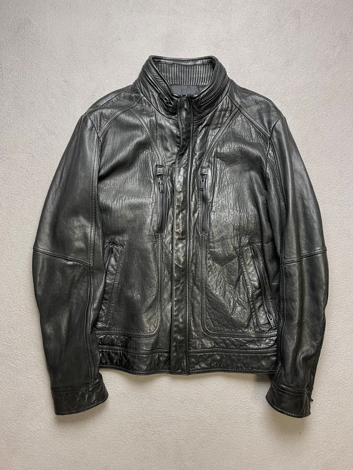 [택110] SIEG 지이크 양가죽자켓 -105-110slim 상품이미지1