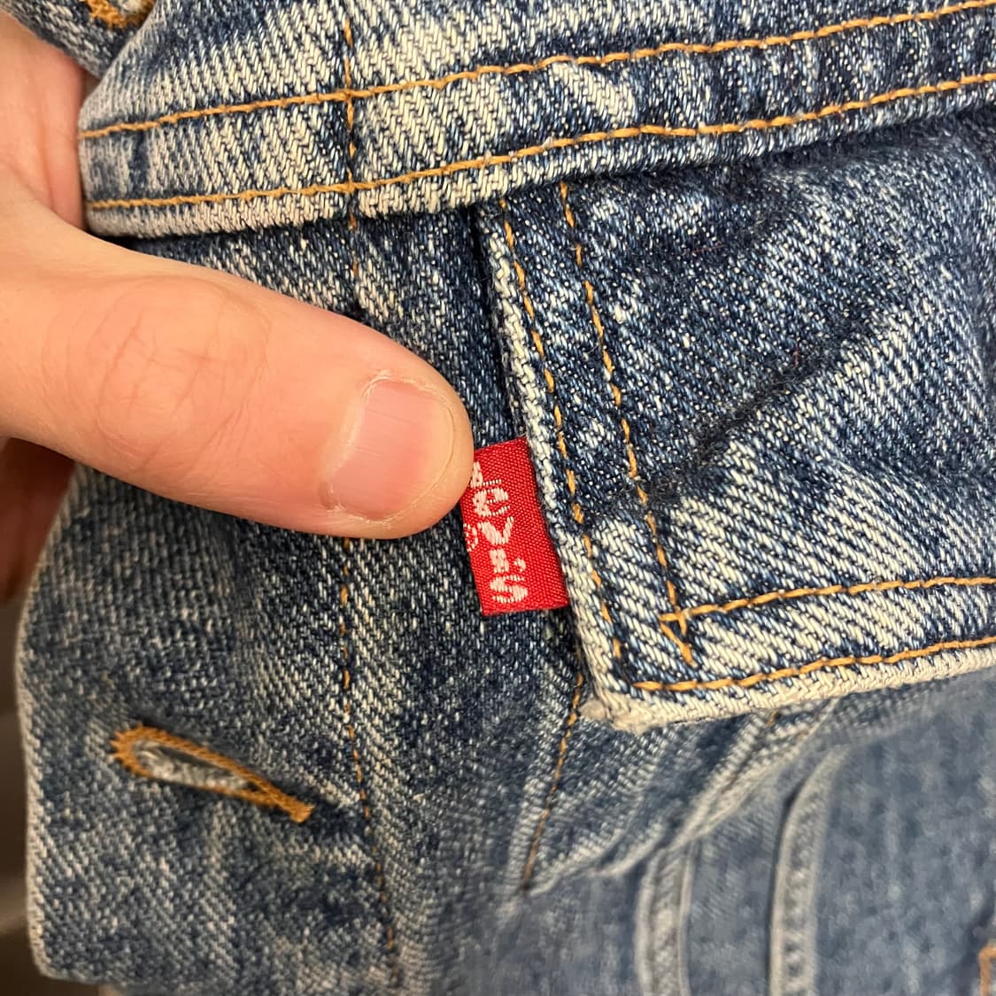 N133 90s 리바이스 데님 청자켓 상품이미지5