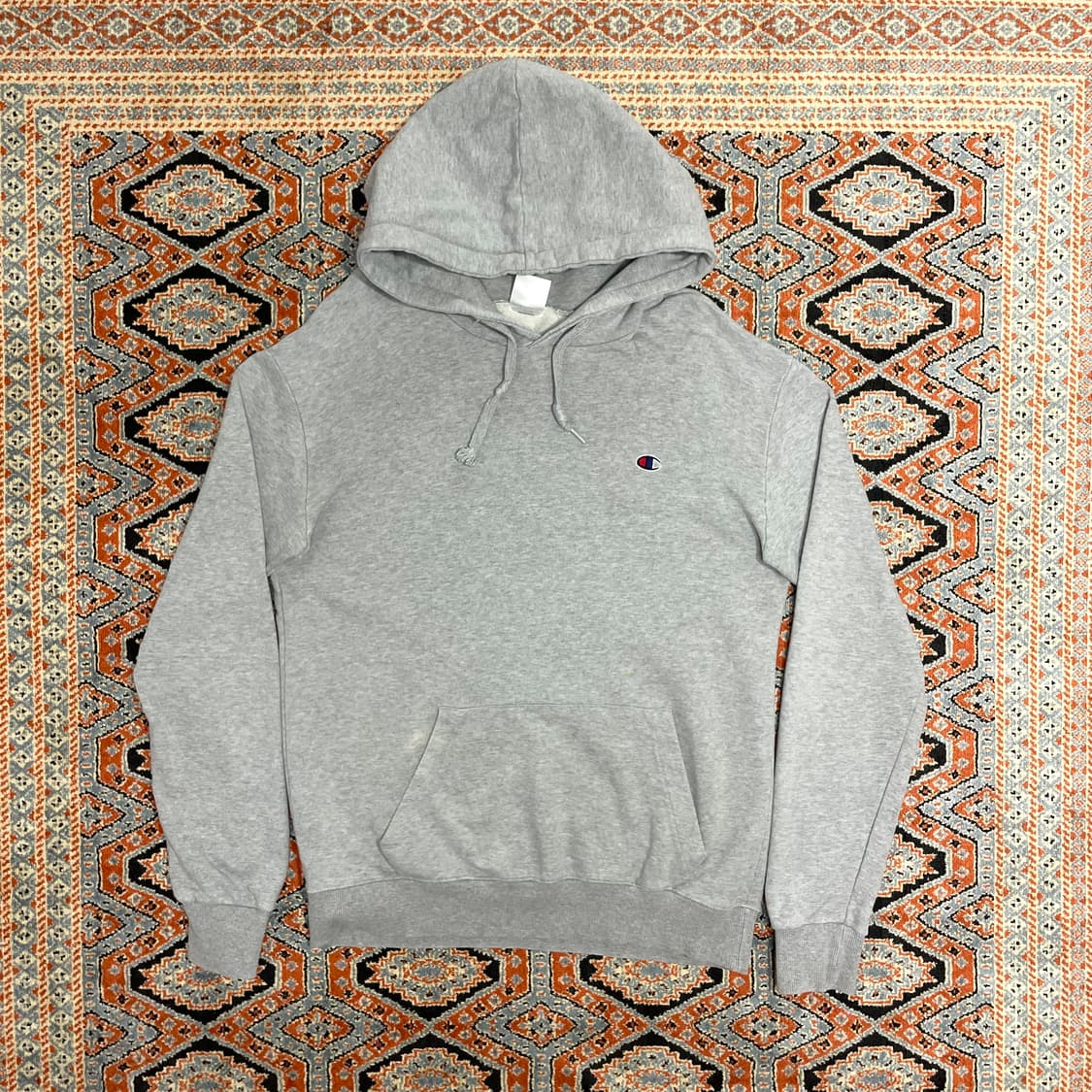 챔피온 그레이 무지 후드티셔츠 남성L 상품이미지1