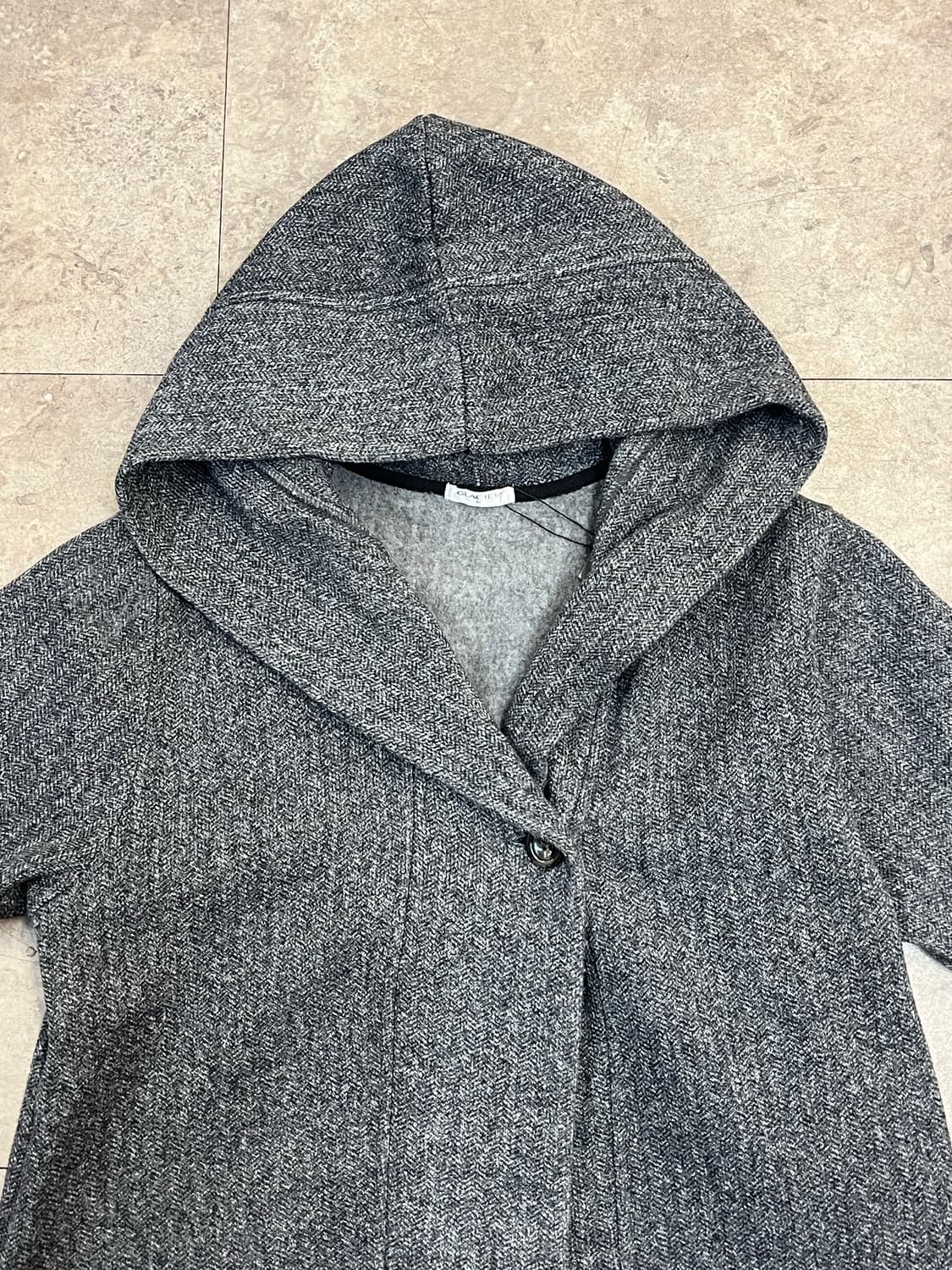 빈티지 후드 코트 그레이 M #csz2962 상품이미지4
