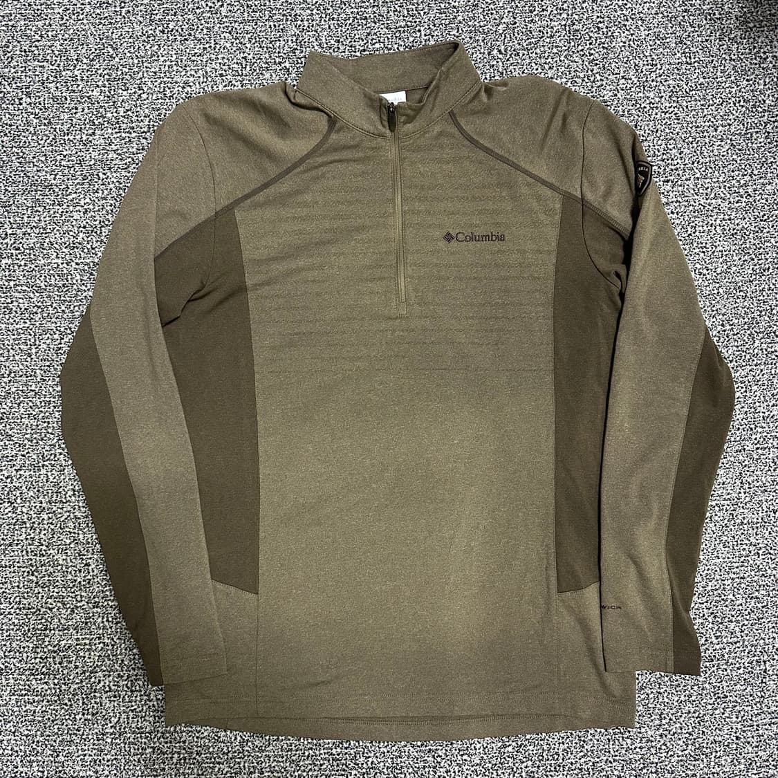 (M) 컬럼비아 하프집업 기능성 긴팔티 상품이미지1