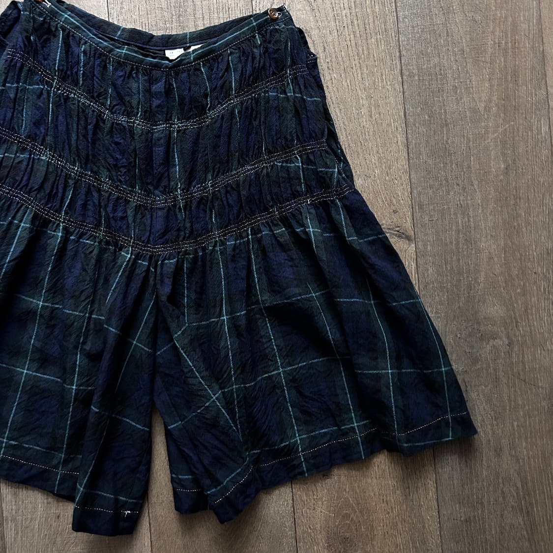 Shirring Check Skirt Pants 상품이미지4