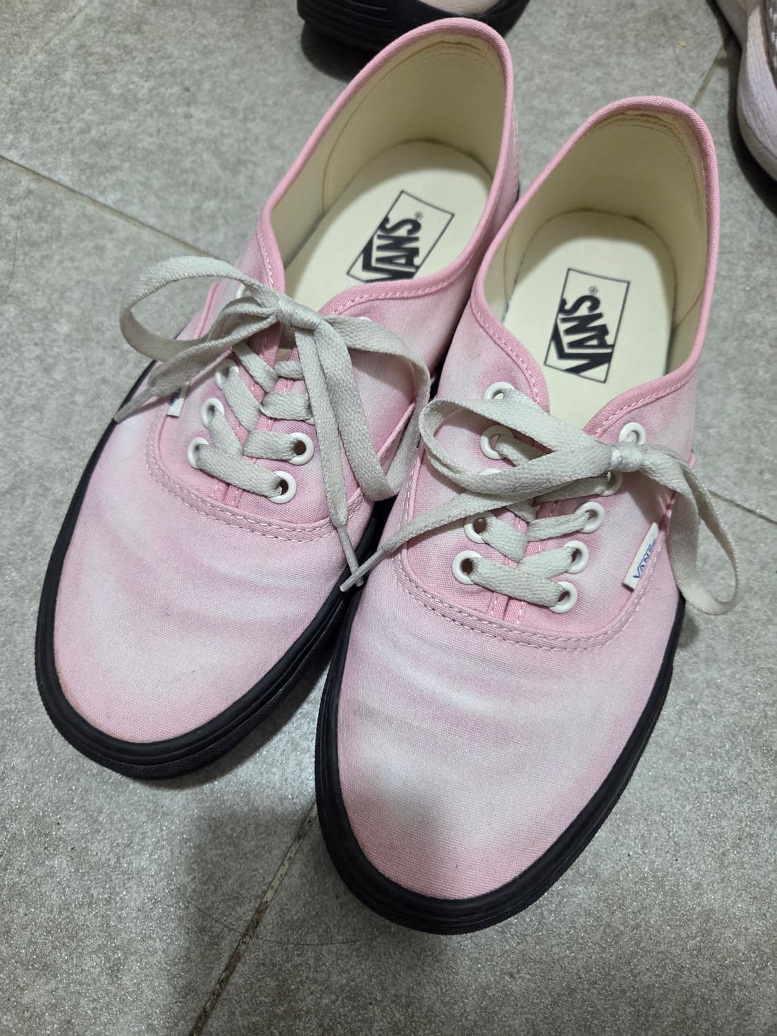 반스 어센틱 웨이브 워시드 핑크 270 상품이미지1