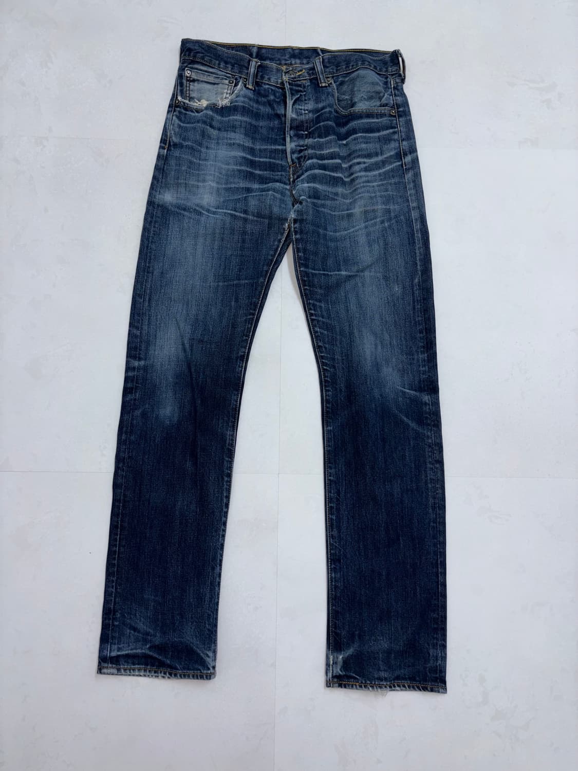 LEVIS 501 WASHED INDIGO 상품이미지7