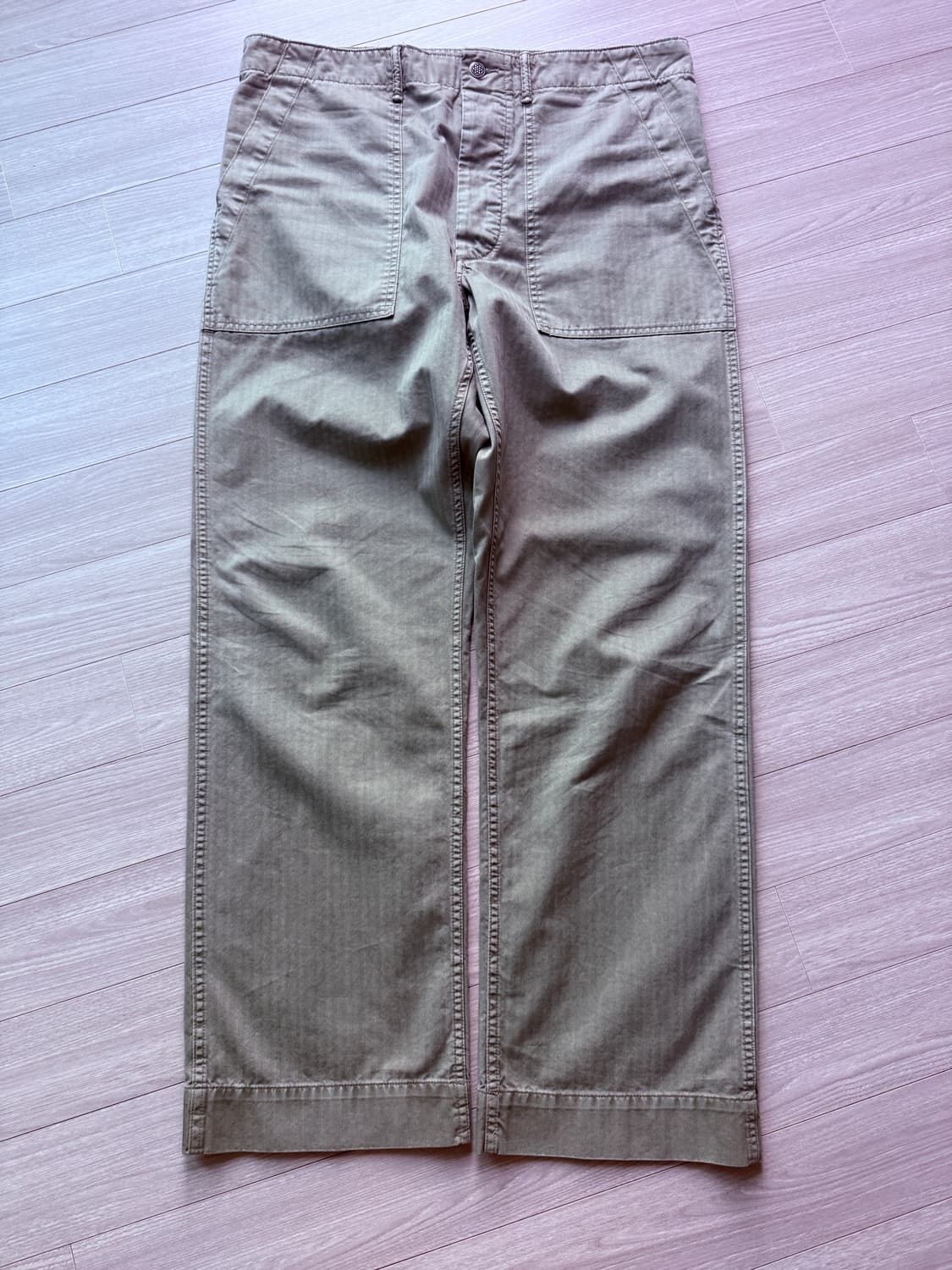 rrl 더블알엘 헤링본 퍼티그 34/32 상품이미지1