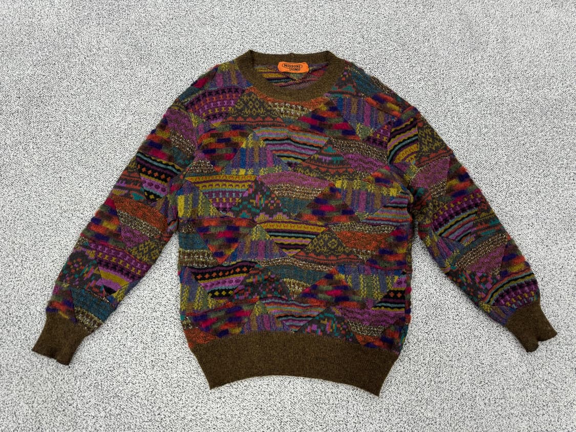 미쏘니 모헤어 알파카혼방 배샛니트 상품이미지1