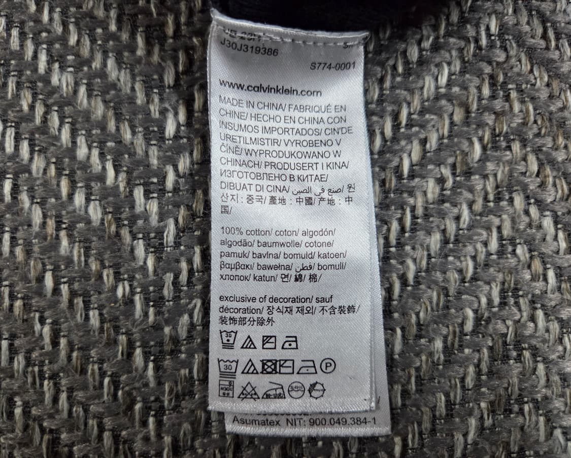 캘빈클라인 CK 로고 인타르시아 니트 스웨터 상품이미지5