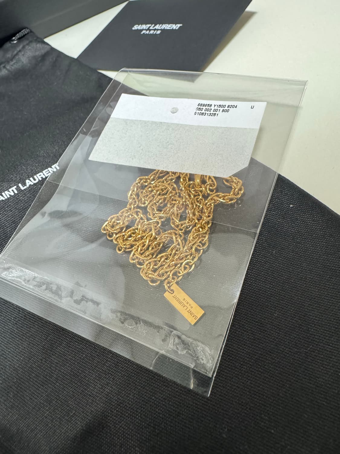생로랑 골드 체인 목걸이(새상품 정품) 상품이미지3