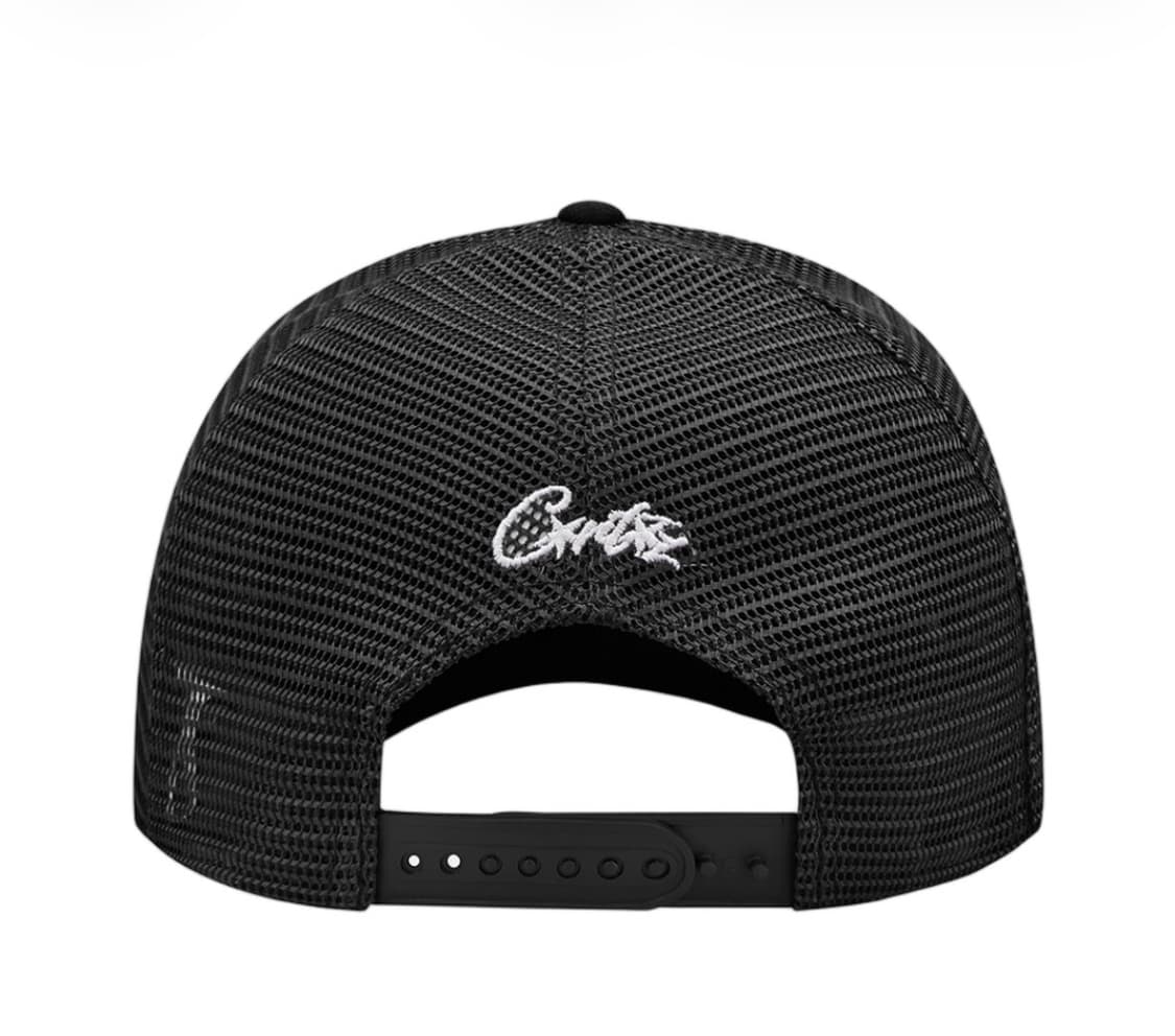 코르테이즈 아일랜드 퍼프 프린트 트러커 햇 블랙 모자 캡 볼캡 매쉬캡 상품이미지2