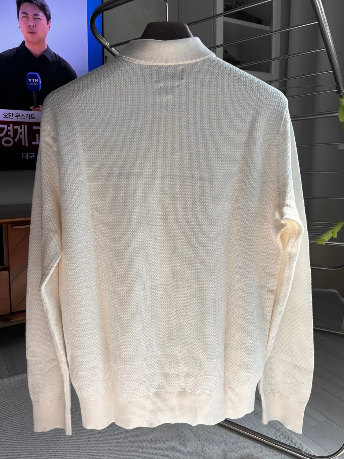 폴로 랄프로렌 텍스쳐드 폴로 셔츠 커스텀 슬림핏 M 상품이미지3
