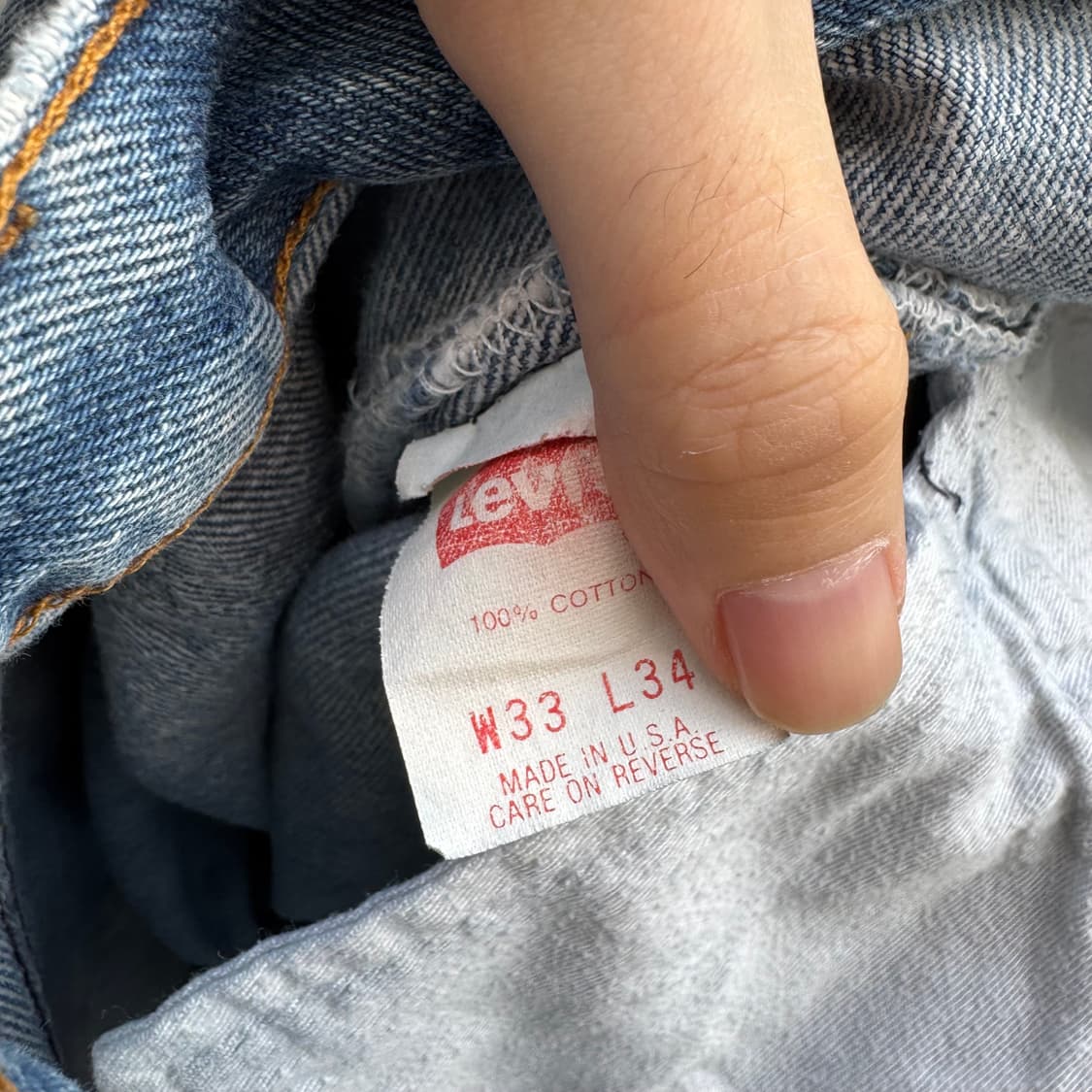 90s 리바이스 USA 501 데님 팬츠 상품이미지9