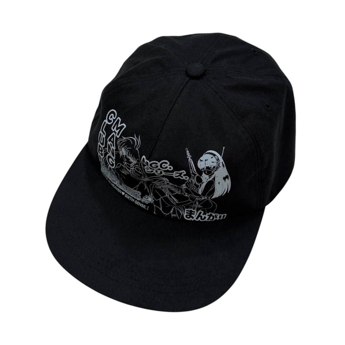 나이스고스트클럽 망가클럽 걸스 캡 모자 블랙 상품이미지2
