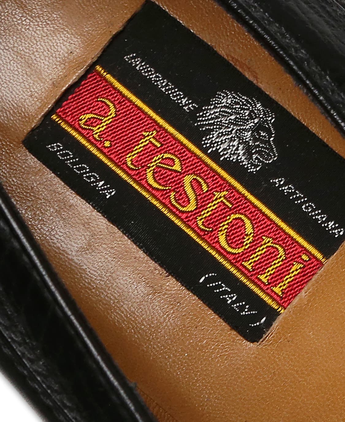 아테스토니 [A. Testoni] 볼로냐 블랙 가죽 윙팁 구두 클래식 상품이미지6