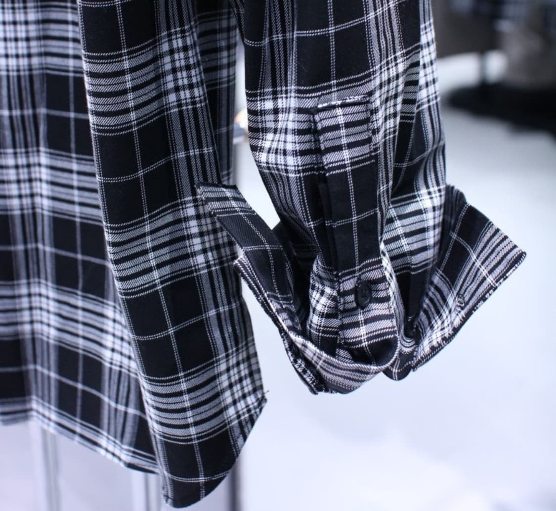 지오송지오 오버핏 체크 셔츠 105 상품이미지6