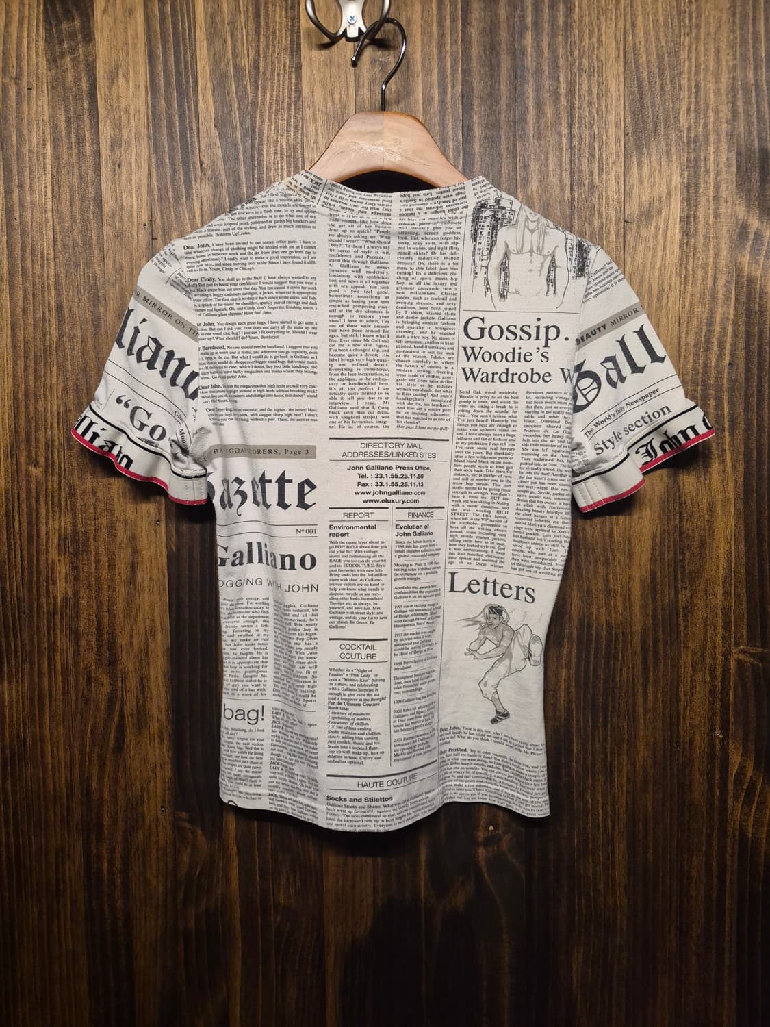 JOHN GALLIANO PRINTING TSHIRT 상품이미지3