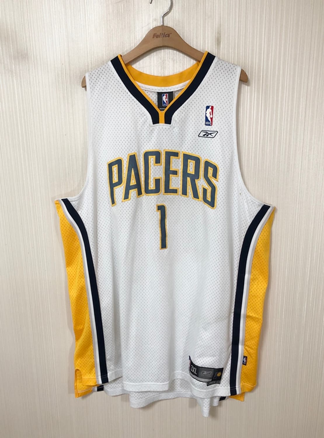 NBA 리복 인디애나 페이서스 올드 어센틱유니폼/져지 3XL #11  상품이미지1