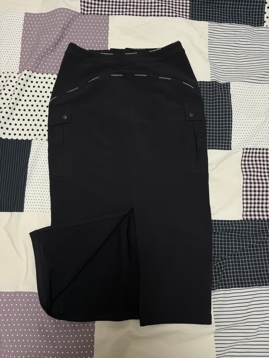 웰빙익스프레스 스포츠 스커트 블랙 상품이미지4