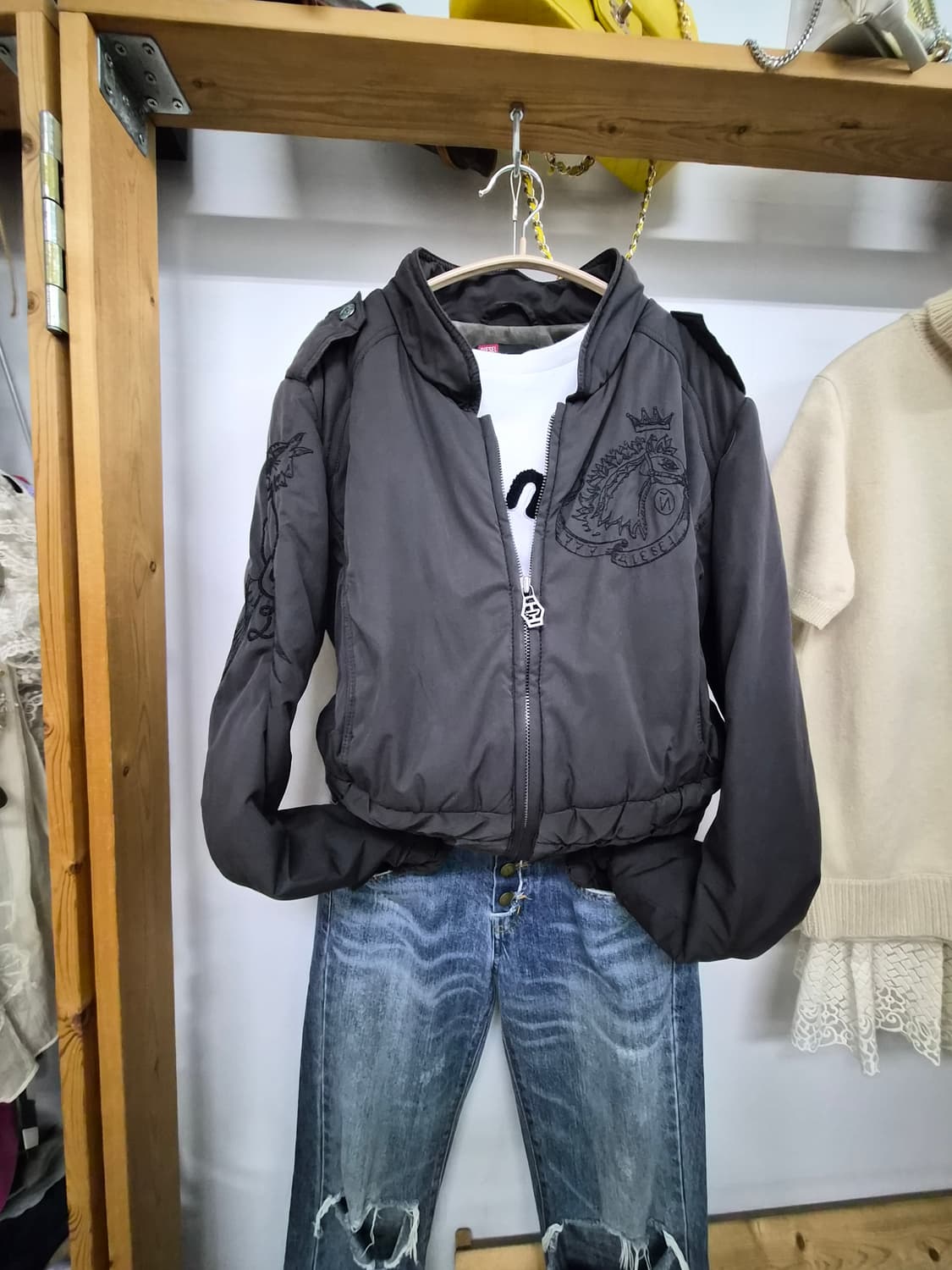 디젤 블루종 봄버점퍼 상품이미지1