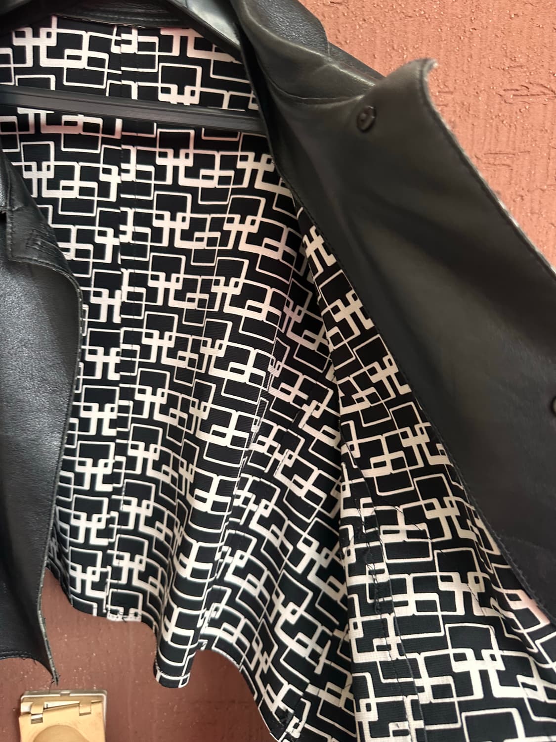croped leather jacket 상품이미지6