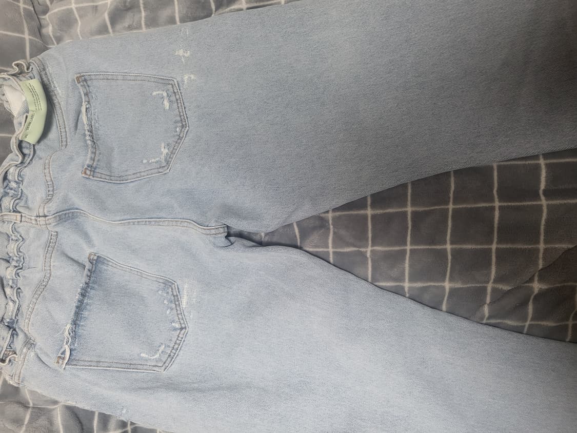 Off-White 데미지 연청 청바지 34 상품이미지5