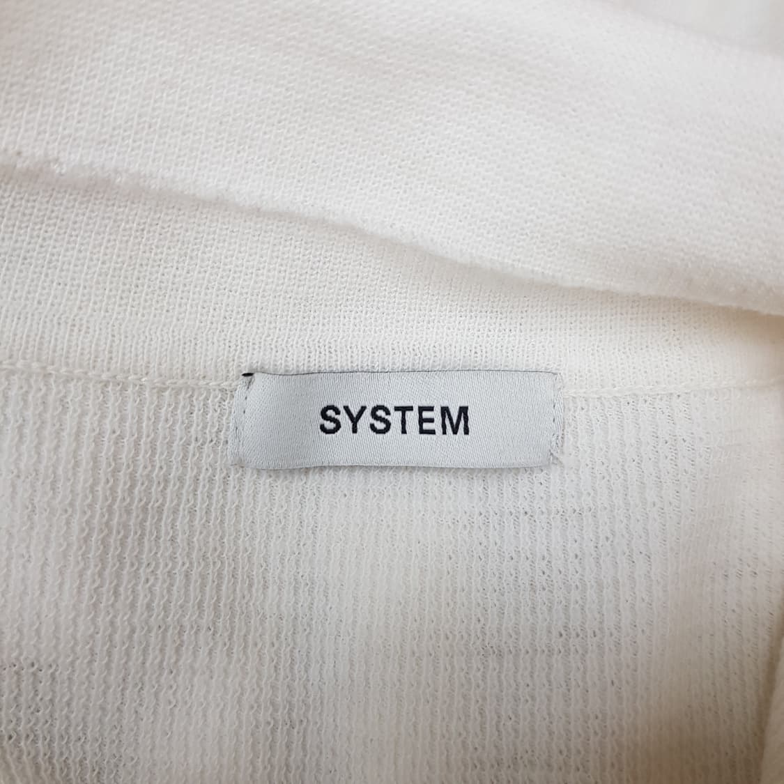 한섬 시스템 2024  레이어드 카라 니트 F사이즈 상품이미지7