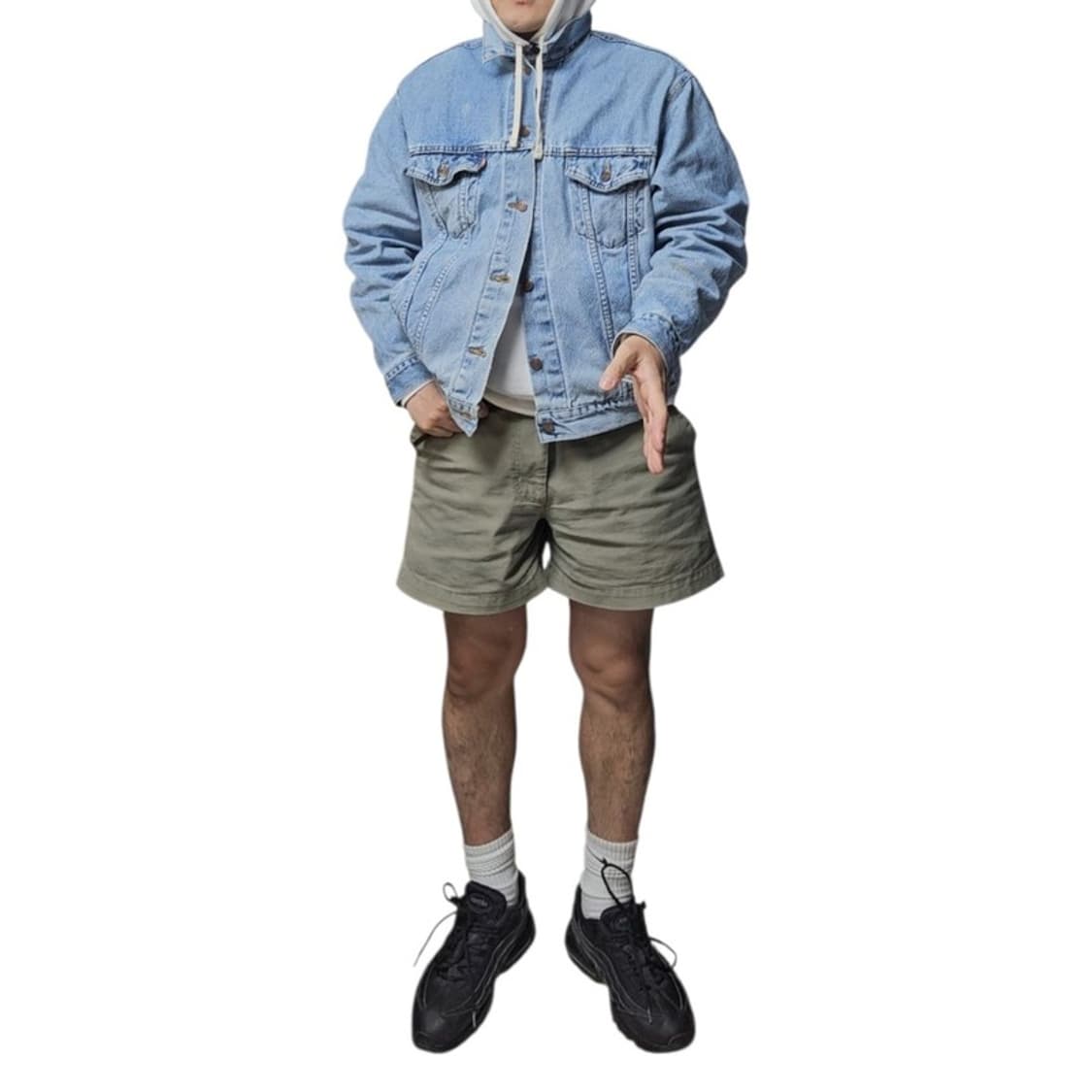 90S USA 리바이스 데님 트러커 청자켓 L 상품이미지2