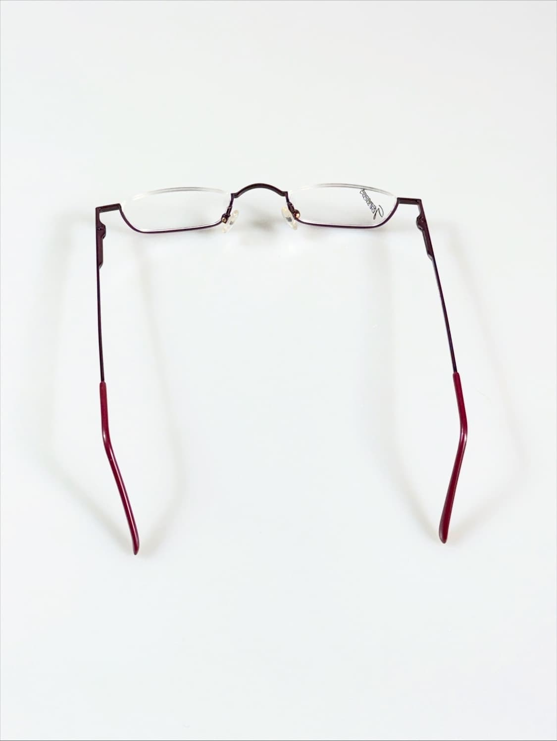 90s Gormanns Design 스퀘어 언더림 빈티지 안경 상품이미지5