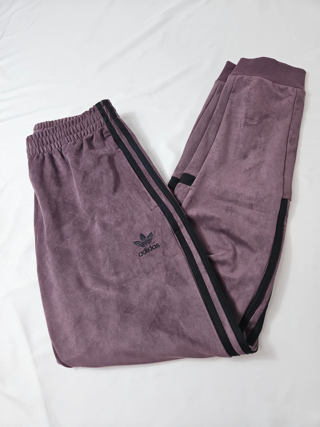 아디다스 오리지널 벨벳 퍼플 트랙팬츠 y2k 대장급 M 상품이미지2