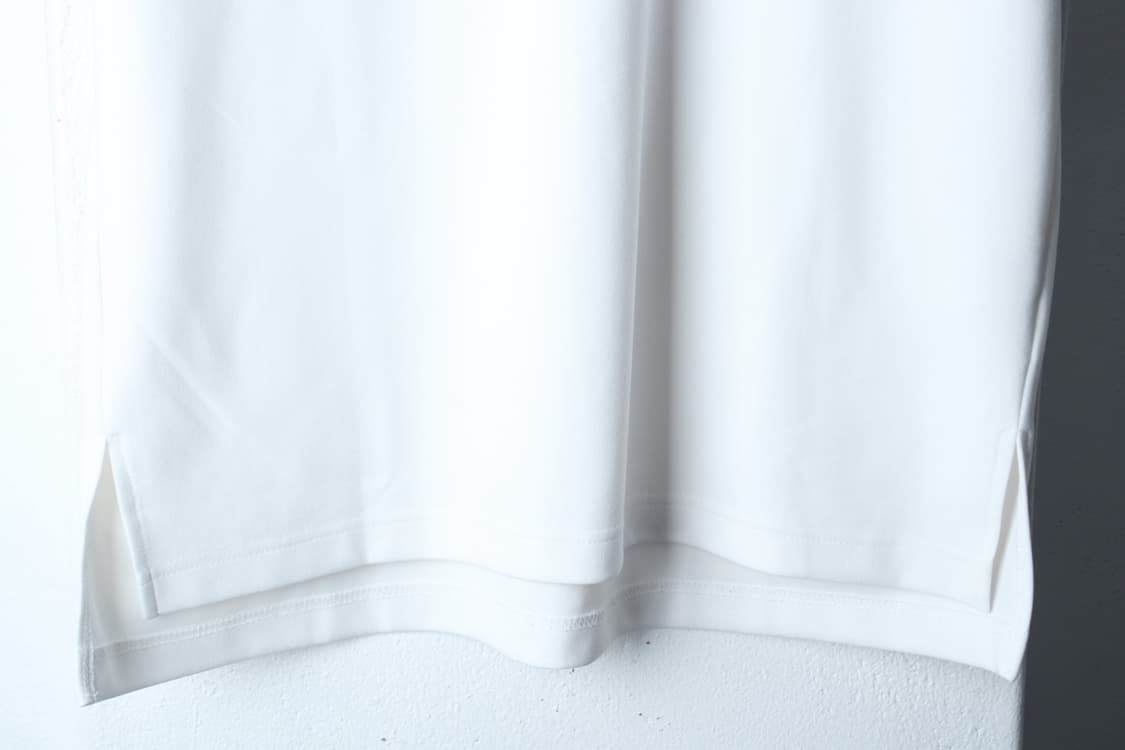 (L-2XL) 드로우핏 반팔 티셔츠 오버핏 화이트 무지 폴리-H32369 상품이미지4