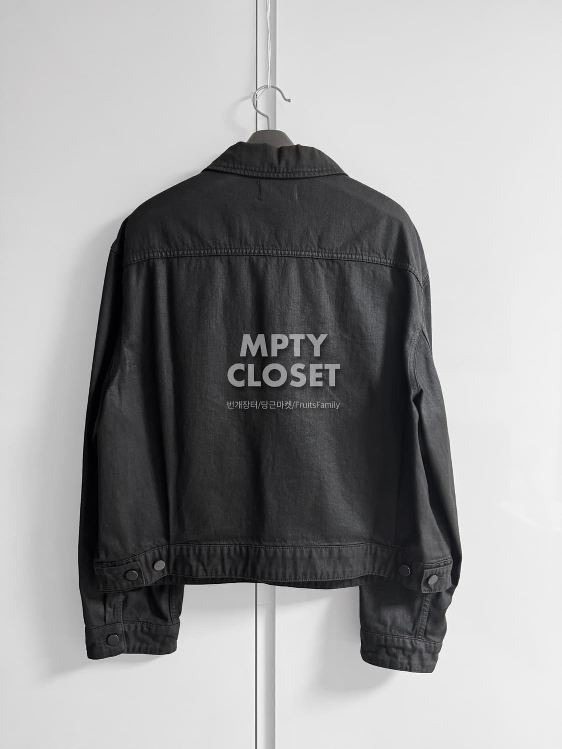 [XL] 르메르 박시 코티드 데님 트러커 카키브라운 상품이미지3